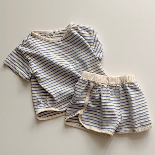 Conjunto Infantil de Algodón: Camiseta Suelta y Shorts - Image 4