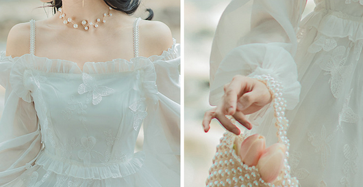 Vestido Blanco con Moño 3D - Colección Super Fairy - Image 13