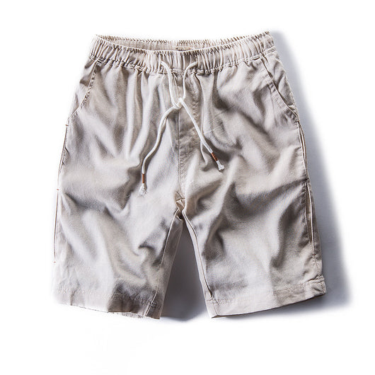 Shorts de Lino y Algodón para Hombre - Cintura Media Casual - Image 11