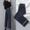 Pantalones Rectos Mujer Cintura Alta Otoño - Diseño Suelto y Versátil