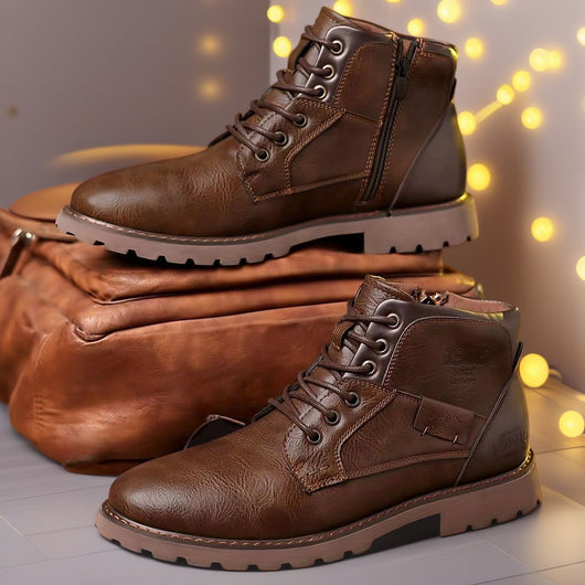 Botas Martin Casual de Hombre Talla Grande con Cierre - Image 3