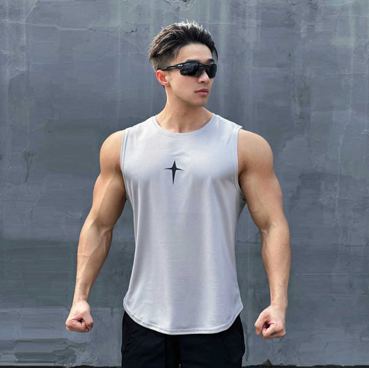 Camiseta Ajustada sin Mangas para Hombre - Image 3
