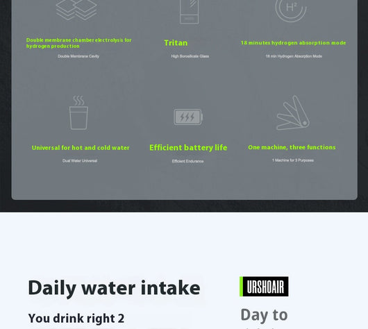 Botella Deportiva con Agua Hidrogenada de Gran Capacidad - Image 9