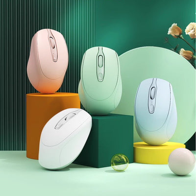 Ratón Inalámbrico Silencioso Recargable con Bluetooth
