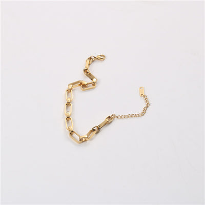 Pulsera de Cadena Gruesa Hueca - Diseño Minimalista y Atrevido - Image 7