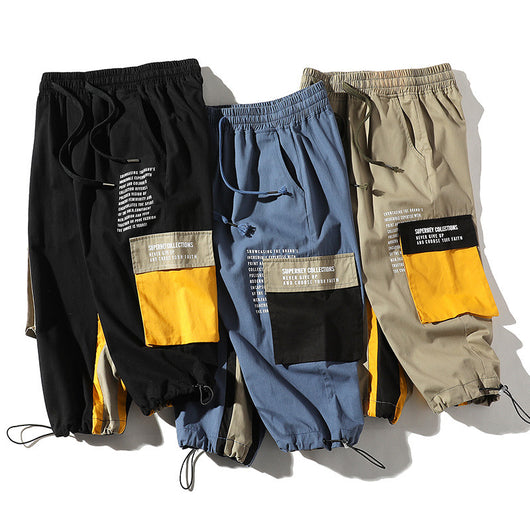 Pantalones Cargo Blancos Acortados con Múltiples Bolsillos - Image 7
