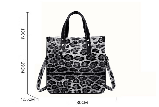 Bolsa Maternidad Estampado Geométrico Leopardo - Set de 2 Piezas - Image 9