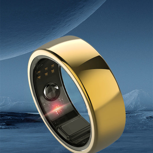 Anillo Inteligente de Titanio para Salud y Deportes - Resistente al Agua