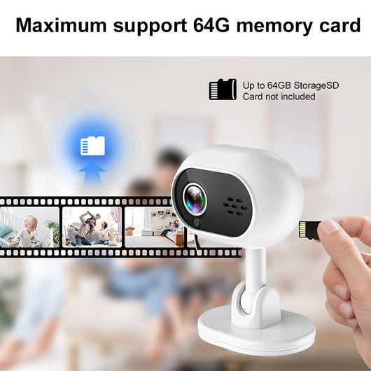 Cámara Mini WiFi 1080P HD con Visión Nocturna - Monitoreo Remoto para Hogar, Mascotas e Hijos - Image 4