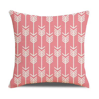 Funda de Almohada Lino Geometría Simple - Diseño Moderno para Sofá y Hogar - Image 62