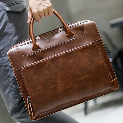 Bolso de Cuero Genuino para Hombre - Image 8