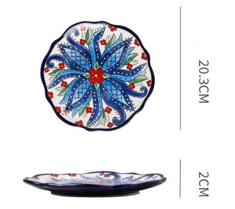 Vajilla Cerámica Bohemia con Diseño Artesanal - Image 17