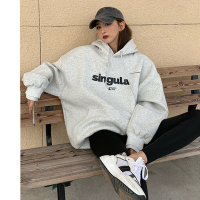 Suéter Holgado Estampado de Manga Larga para Mujer - Image 23