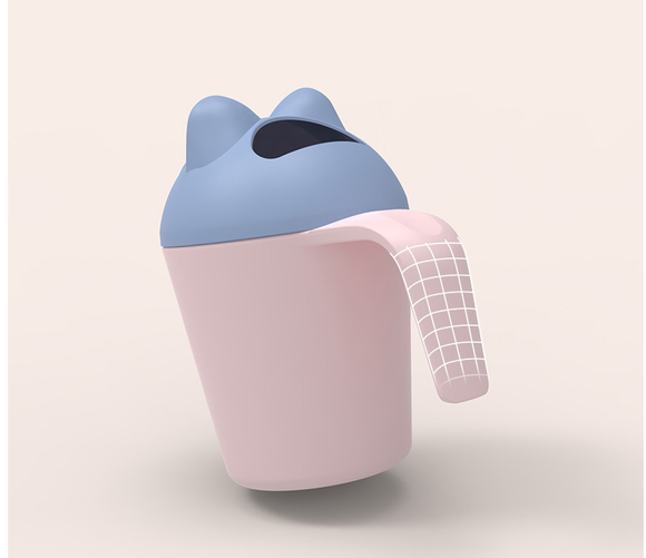 Taza y Cuchara para Baño del Bebé - Kit de Higiene Infantil