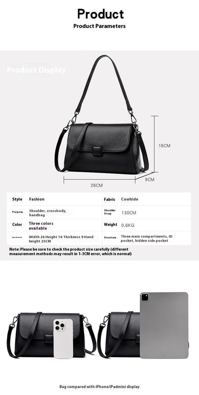 Bolso de Hombro para Mujer en Cuero Genuino - Diseño Versátil - Image 9