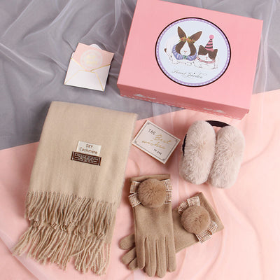 Set de Bufanda y Guantes para Invierno - Caja de Regalo Perfecta para Mujer - Image 7