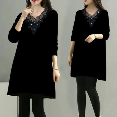Blusa Suelta Talla Grande para Madres Modernas - Image 4