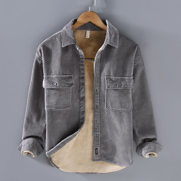 Chaqueta Acolchada Térmica con Forro Polar para Hombre