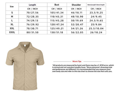 Conjunto Casual de Camisa con Botones y Shorts para Hombre - Image 11