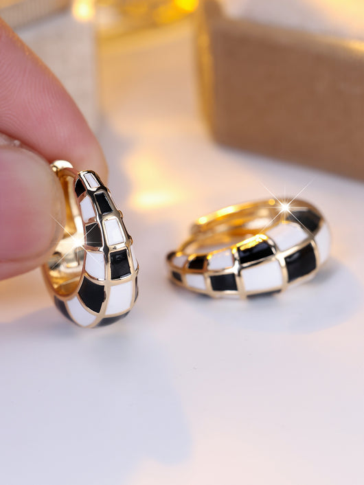 Aretes Tipo Cuff Cuadros Franceses Clásicos y Modernos - Image 9