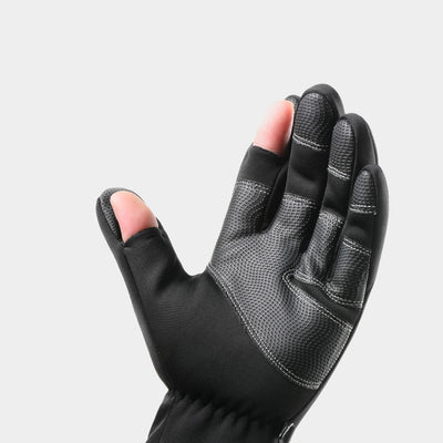 Guantes de Invierno Unisex con Dedos Abatibles, Táctiles e Impermeables para Ciclismo, Pesca y Esquí - Image 10