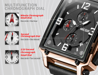 Reloj de Pulsera Cuadrado en Cuero para Hombre Estilo Vintage - Image 9