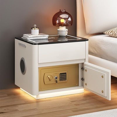 Mesita de Noche Inteligente con Caja de Seguridad y Carga Inalámbrica Integrada - Image 6