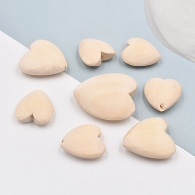 Accesorios DIY Corazones de Madera 20-40MM - Image 4
