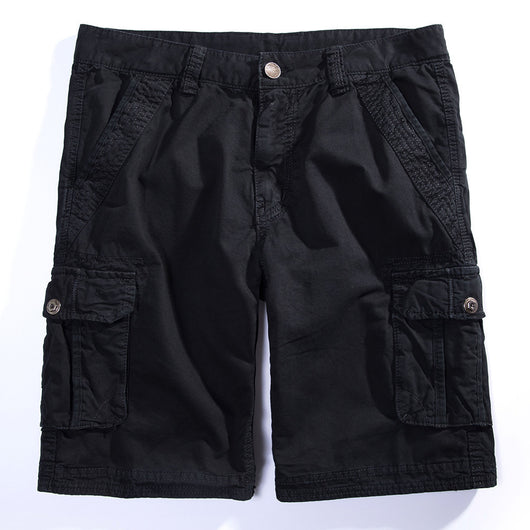 Pantalones Casuales Hombre Cintura Elástica Multibolsillos - Image 5