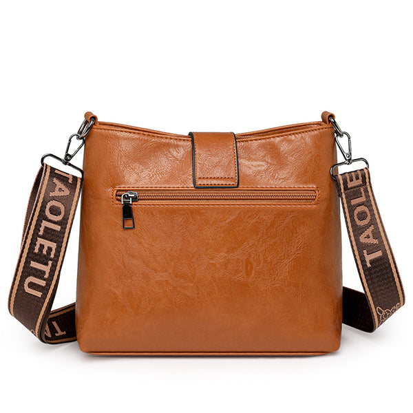 Bolso Retro de Cuero para Mujer - Bandolera Estilo Vintage