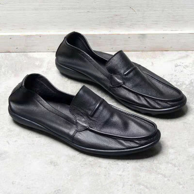 Zapatos Casuales de Cuero con Suela Suave para Hombre - Image 9