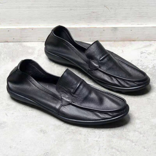 Zapatos Casuales de Cuero con Suela Suave para Hombre - Image 9