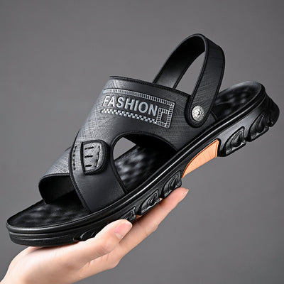 Sandalias de Playa para Hombre en Cuero Vacuno con Suela Suave - Image 3