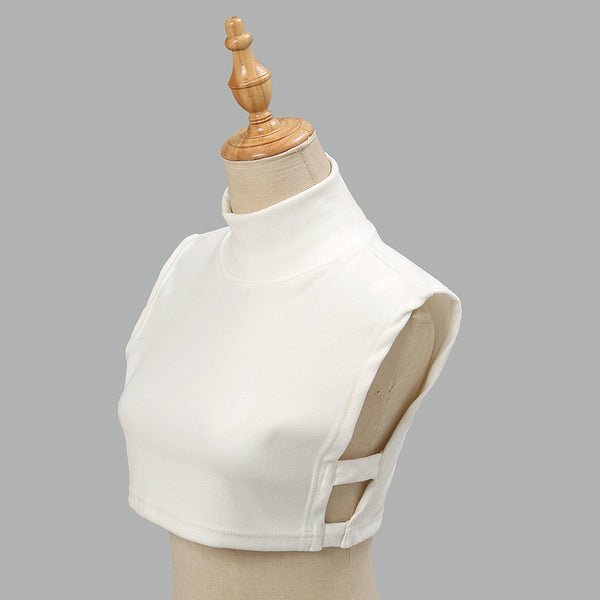 Cuello Desmontable Blanco para Mujer - Accesorio de Moda Suave