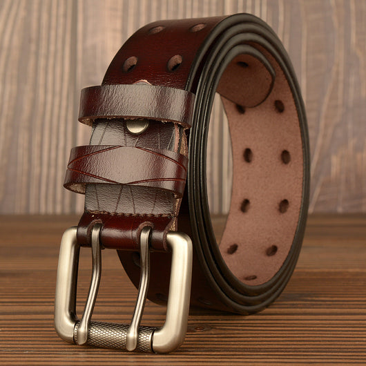 Cinturón de Cuero para Hombre - Diseño Versátil y Resistente - Image 19