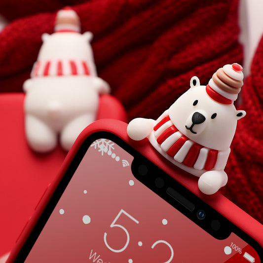 Funda para Celular Navideña Papá Noel Arcoíris Suave - Image 2