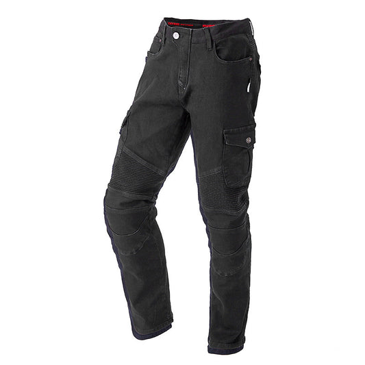 Pantalón Vaquero de Protección para Motociclista con Cinturón de Carreras Camuflaje