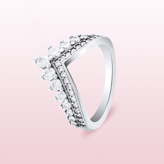 Anillo de Corona de Circonia Cúbica - Diseño Princesa - Image 6