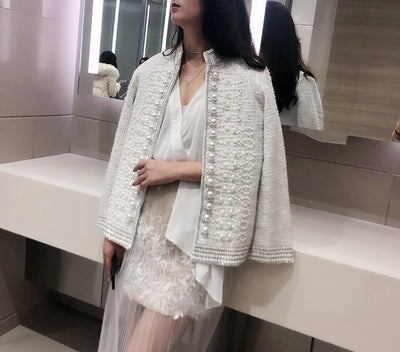 Chaqueta Elegante con Lentejuelas de Perla - Image 8