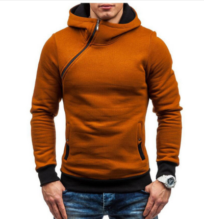 Sudadera con Cierre Oblicuo - Hoodie Deportivo Casual para Hombre - Image 8