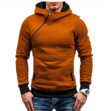 Sudadera con Cierre Oblicuo - Hoodie Deportivo Casual para Hombre - Image 8
