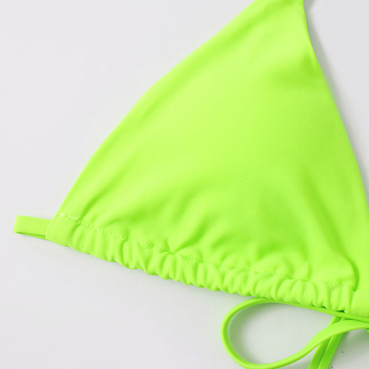 Conjunto de Bikini Estampado de Tres Piezas - Image 3