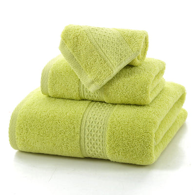 Juego de 3 Piezas Toallas de Algodón Pima con Pañuelo Jacquard Absorbente - Image 20