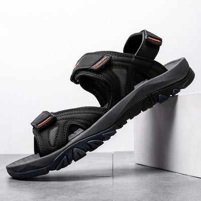 Sandalias de Cuero para Hombre - Calzado de Playa Talla Extra Grande - Image 11