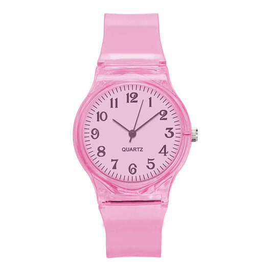 Reloj de Moda con Correa Transparente y Esfera de Color - Image 15