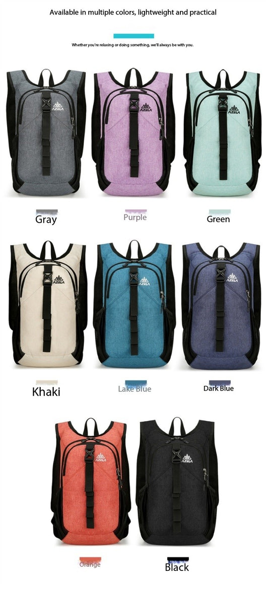 Mochila Casual AZELA Púrpura Ligera, Daypack Multicompartimento con Malla Transpirable - Image 21