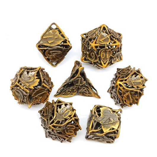 Dado Metálico de Siete Hojas Puntiagudas - Image 5