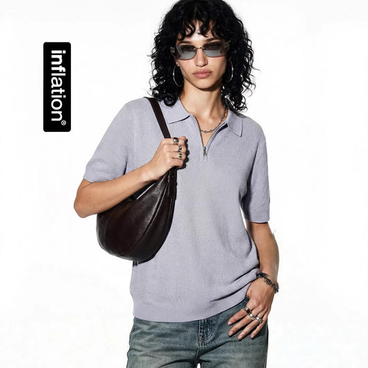 Polo Tejido Texturizado de Manga Corta para Hombre - Image 2