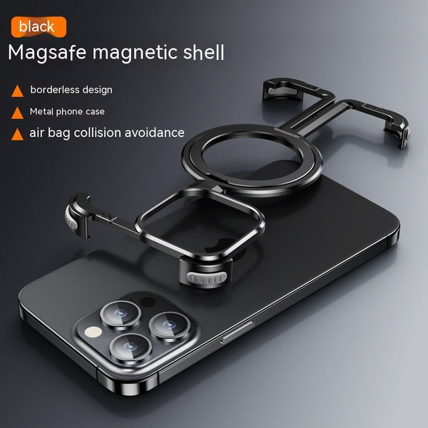 Funda Protectora con Airbag de Aluminio Aeroespacial para Teléfono