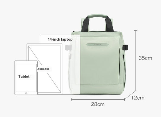Mochila para Laptop Impermeable Estilo Coreano Casual - Image 7